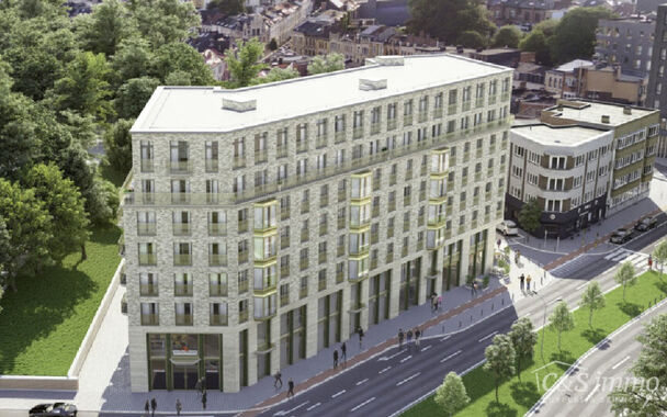 In het recente en stijlvolle woonproject 'Zurenborg Poort', waarvan de architectuur subtiel verwijst naar de karaktervolle art-nouveaustijl van de 19e eeuw, bevindt zich dit instapklare 1-slaapkamerappartement op de tweede verdieping.
Via de inkomhal kom 