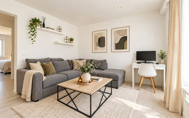 Ontdek dit modern 1-slaapkamer appartement, perfect gelegen in het hart van de gewilde woonwijk Eksterlaar in Deurne Zuid. Dit comfortabele verblijf bevindt zich op de 2de verdieping van een charmant gebouw zonder lift. Dit appartement biedt een uitsteken