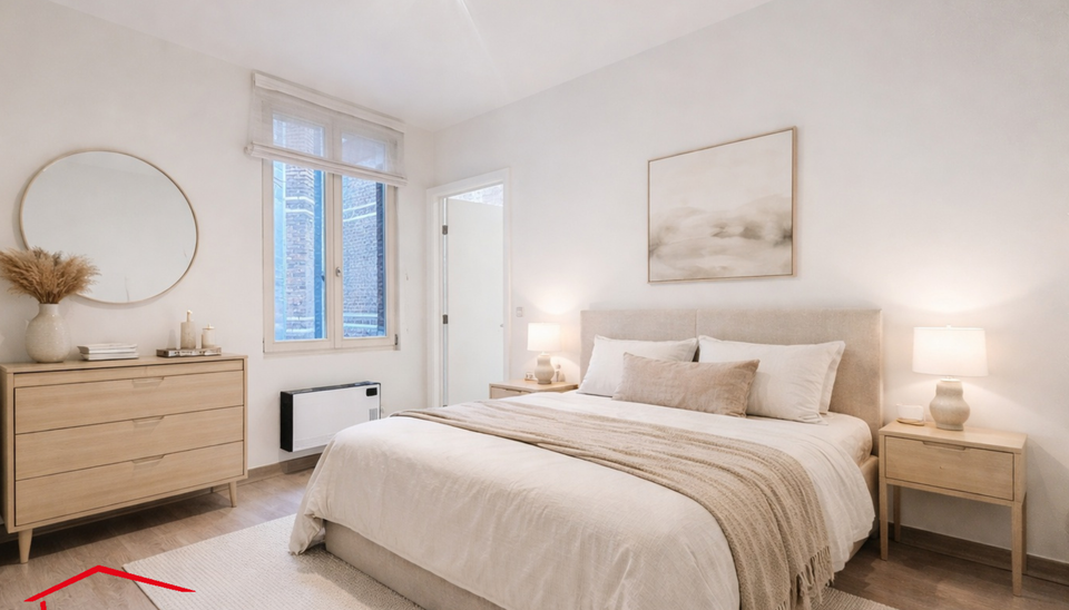 Op een toplocatie, op wandelafstand van de Theaterbuurt, bevindt zich dit gezellige 1-slaapkamerappartement op de eerste verdieping van een klein, karaktervol gebouw met slechts 2 appartementen.
Het appartement beschikt over een lichtrijke woonkamer met o