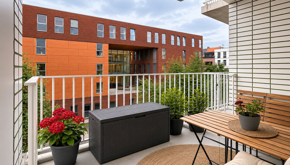 Ontdek dit prachtig afgewerkte nieuwbouwappartement (2017), gelegen in de gegeerde residentie Kaai 37 aan het Kempisch Dok. Dankzij de uitstekende ligging en de gunstige energiescore (A) geniet u hier van comfortabel en energiezuinig wonen.

Via de ruime 