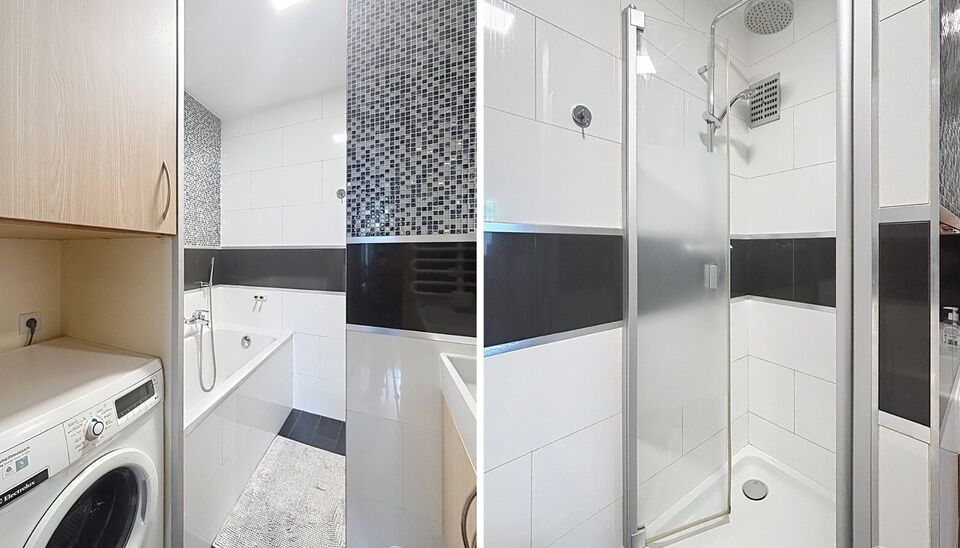 Bent u op zoek naar een comfortabel, instapklaar appartement? Dit instapklare appartement biedt alles wat u nodig heeft! De inkomhal geeft toegang tot een ruime vestiaire en sluit naadloos aan op de keuken. Deze is voorzien van inductievuur, vaatwasser, k