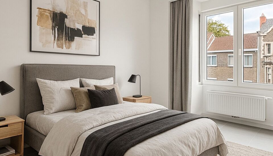 Op de tweede verdieping van een recent gerenoveerd gebouw bevindt zich dit volledig vernieuwde appartement met een zonnig terras van ca. 5m². De ligging is ideaal: vlak bij Pulhof, de Universiteit Antwerpen en alle belangrijke invalswegen.
De oplevering 