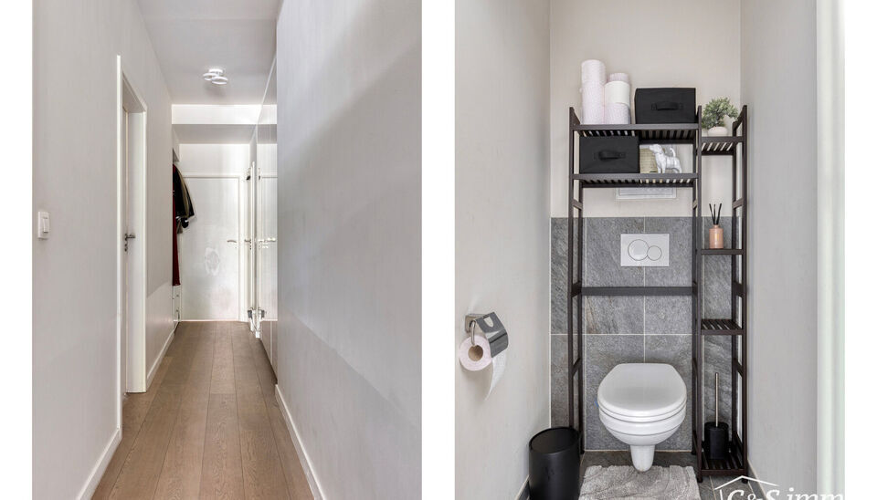Ontdek dit ruim en lichtrijk starters appartement dichtbij het centrum van Antwerpen met een absolute topscore qua mobiliteit. Ruime en lichtrijke eet-, en woonkamer (ca. 30m²) op parketvloer met open ingerichte keuken voorzien van keramische kookplaat, 