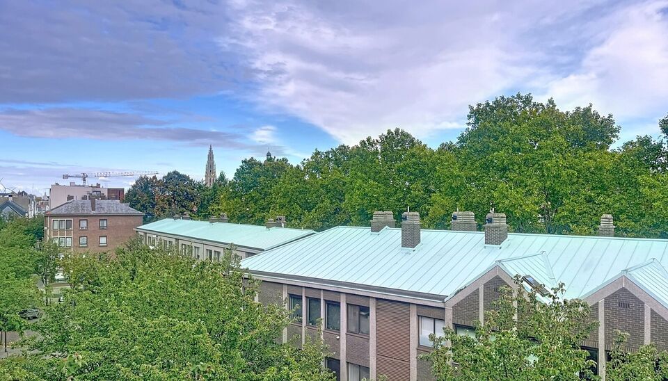 In één van de charmantste straatjes van de oude binnenstad vind je dit gerenoveerde appartement op de vierde verdieping van een kleinschalig gebouw. Je komt binnen via de inkomhal, waarna de lichte woonkamer (ca. 31 m²) meteen opvalt door het open zich