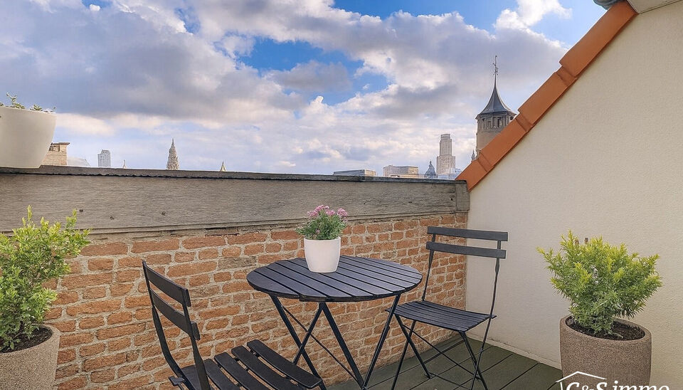 In een voormalige neoclassicistische burgerwoning, volledig gerenoveerd en omgevormd tot een kleinschalig appartementsgebouw met EPC-label B, vind je dit stijlvolle appartement van 57 m&sup2;. Instapklaar wonen in het hart van Antwerpen!

Het appartement bevi