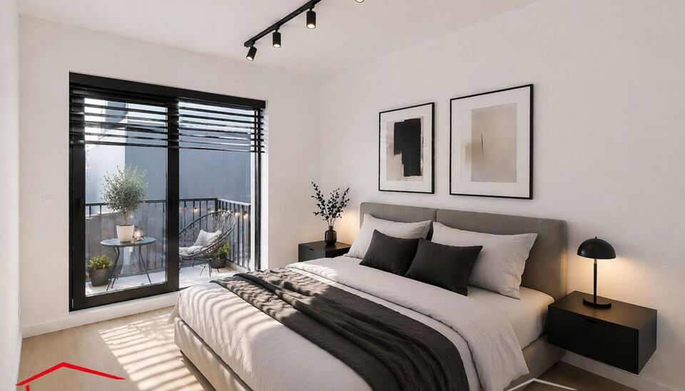 Dit charmante vernieuwde appartement met terras gevestigd in een klein gebouw,  biedt een perfecte balans tussen comfort en stijl, gelegen in de levendige en vernieuwende wijk Stuivenberg. 
Dit appartement ligt op wandelafstand van het parkcomplex Stuiven