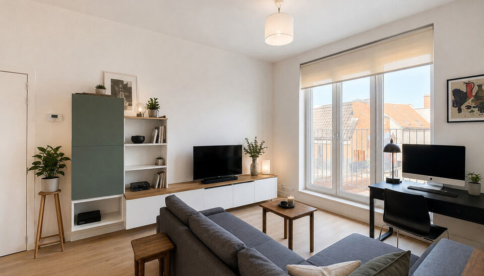 Ontdek dit instapklare appartement op de vierde verdieping van een recent gebouw (2018), ideaal gelegen op wandelafstand van Park Spoor Noord. Dankzij de moderne afwerking, energiezuinigheid en uitstekende ligging is dit de perfecte woonst voor zowel eige