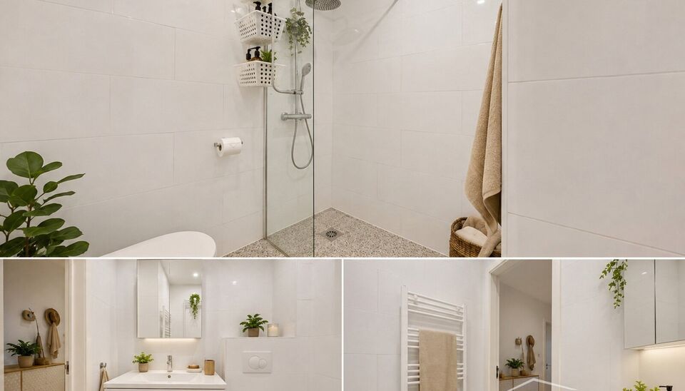 Dit aangename gelijkvloerse appartement combineert een praktische indeling met veel lichtinval en fijne buitenruimtes.
Bij binnenkomst verwelkomt de hal met praktische maatkasten u met heel wat extra opbergruimte. De ruime leefruimte biedt plaats voor een