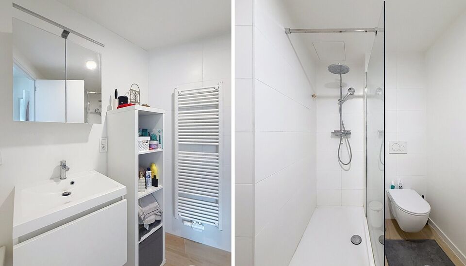 In het recente en stijlvolle woonproject 'Zurenborg Poort', waarvan de architectuur subtiel verwijst naar de karaktervolle art-nouveaustijl van de 19e eeuw, bevindt zich dit instapklare 1-slaapkamerappartement op de tweede verdieping.
Via de inkomhal kom 