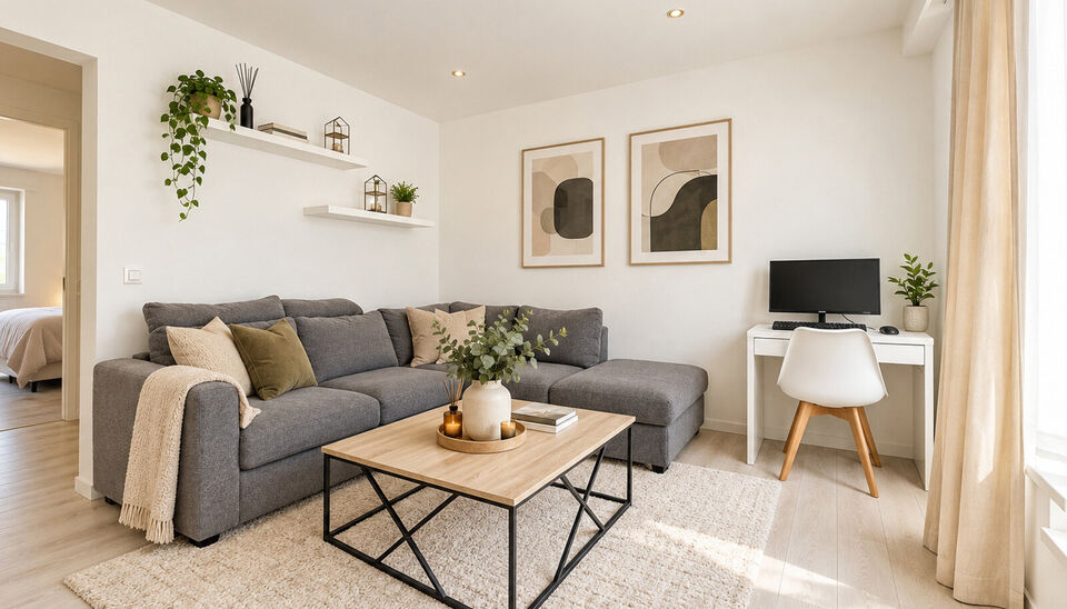 Ontdek dit modern 1-slaapkamer appartement, perfect gelegen in het hart van de gewilde woonwijk Eksterlaar in Deurne Zuid. Dit comfortabele verblijf bevindt zich op de 2de verdieping van een charmant gebouw zonder lift. Dit appartement biedt een uitsteken