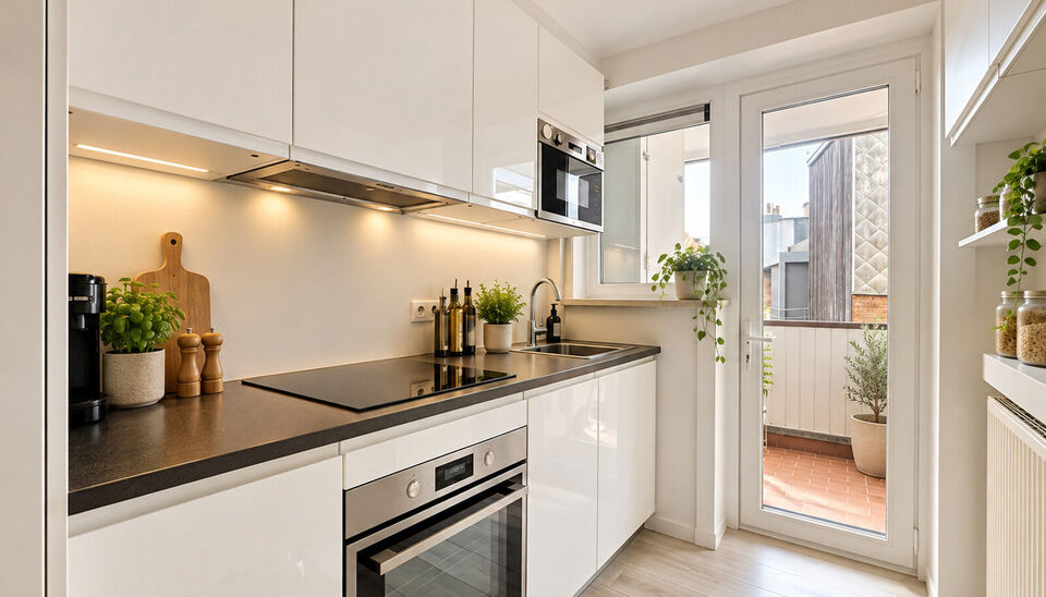 Ontdek dit modern 1-slaapkamer appartement, perfect gelegen in het hart van de gewilde woonwijk Eksterlaar in Deurne Zuid. Dit comfortabele verblijf bevindt zich op de 2de verdieping van een charmant gebouw zonder lift. Dit appartement biedt een uitsteken