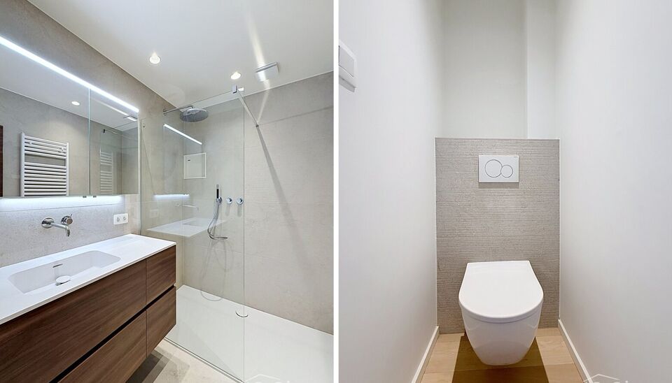 Luxueus gelijkvloers appartement met ruime zonnige tuin in de geliefde Vogeltjeswijk. Dit volledig gerenoveerde gelijkvloerse appartement combineert hedendaags comfort met een uitstekende ligging. Via de inkomhal met kvestiaire bereikt u de lichtrijke lee