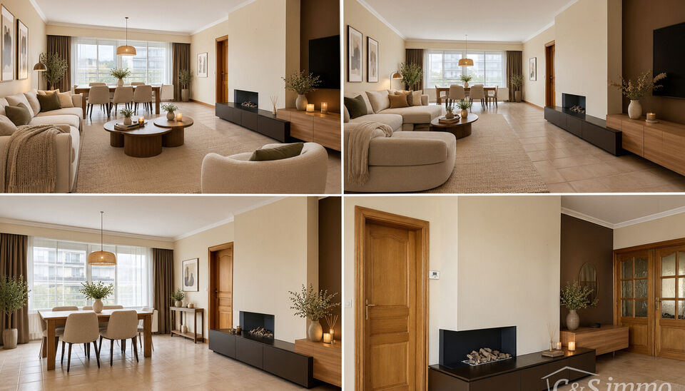 Ontdek dit ruime en lichtrijke appartement op de derde verdieping van een verzorgd gebouw met lift. De grote raampartijen zorgen voor een aangename natuurlijke lichtinval en versterken het ruimtelijke gevoel.De royale leefruimte biedt voldoende plaats voo