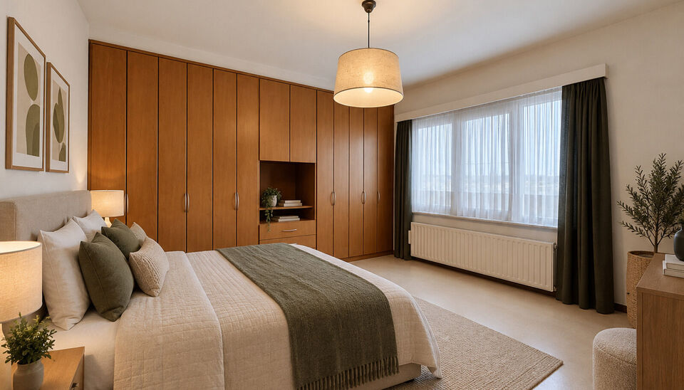 Ontdek dit ruime en lichtrijke appartement op de derde verdieping van een verzorgd gebouw met lift. De grote raampartijen zorgen voor een aangename natuurlijke lichtinval en versterken het ruimtelijke gevoel.De royale leefruimte biedt voldoende plaats voo