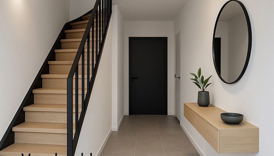 Deze instapklare woning is gelegen in een rustige straat en biedt alle comfort voor een gezin of wie op zoek is naar ruimte en rust. Bij het betreden van de woning komt u in de inkomhal, die toegang geeft tot de inpandige garage. Op het gelijkvloers bevin