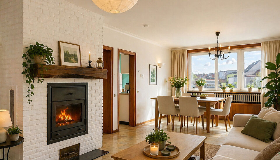 Gebouw met op het gelijkvloers de mogelijkheid tot een commerci&euml;le handelsruimte en een ruime duplexwoning (ca.180m&sup2;), centraal gelegen in Hoboken.
Het gelijkvloers beschikt over een ruime garage met plaats voor twee wagens, een bureau en een praktische