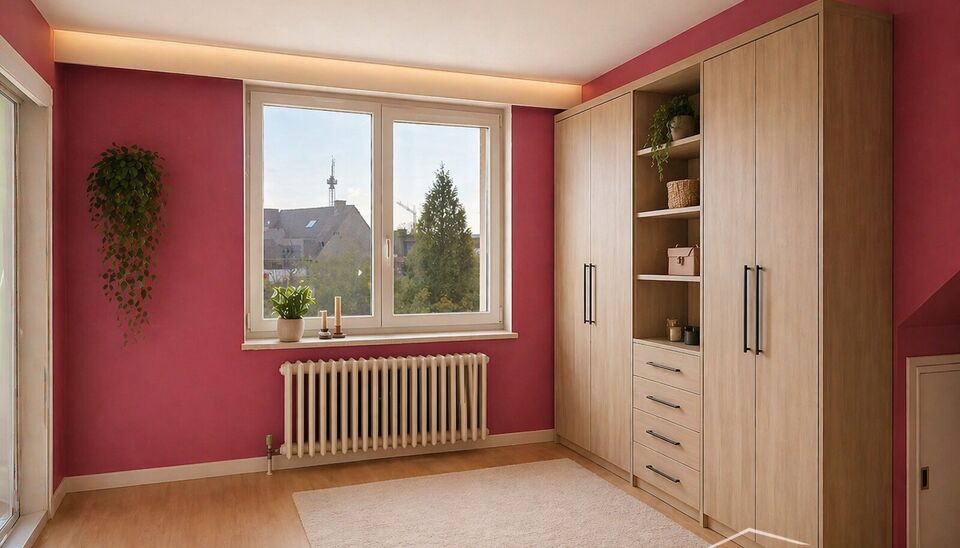 Gebouw met op het gelijkvloers de mogelijkheid tot een commerci&euml;le handelsruimte en een ruime duplexwoning (ca.180m&sup2;), centraal gelegen in Hoboken.
Het gelijkvloers beschikt over een ruime garage met plaats voor twee wagens, een bureau en een praktische